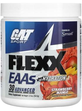 GAT,Flexx EAAs + Hydration, Strawberry Mango, 12.5 oz (354.9