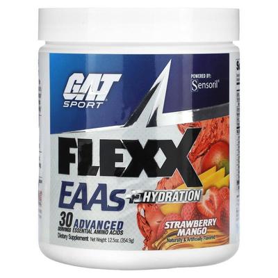 GAT,Flexx EAAs + Hydration, Strawberry Mango, 12.5 oz (354.9