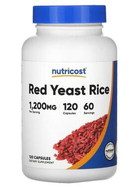 Nutricost,Red Yeast Rice, 600 mg, 120 Capsules