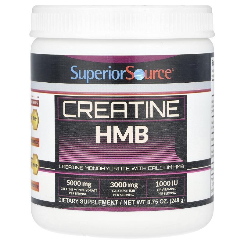 Superior Source,Creatine HMB, 8.75 oz (248 g)