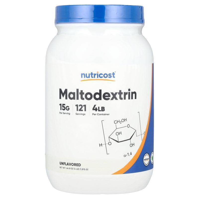 Nutricost,Maltodextrin, Unflavored, 64.8 oz (1,815 g)