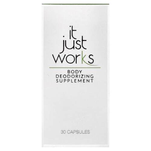 It Just Works,Body Deodorizing Supplement, 30 Capsules