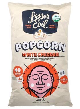 LesserEvil,爆米花白切达奶酪，4.6 盎司（130 克）