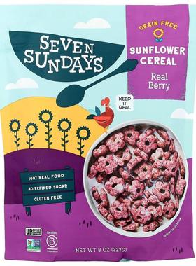 Seven Sundays,向日葵谷物麦片，真正浆果，8 盎司（227 克）