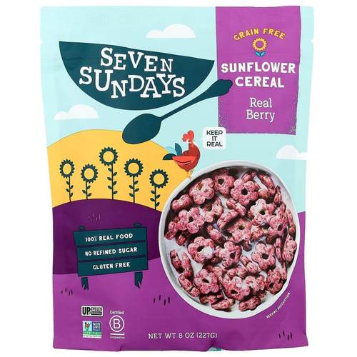 Seven Sundays,向日葵谷物麦片，真正浆果，8 盎司（227 克）