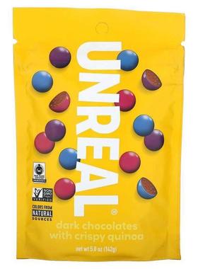 Unreal,黑巧克力，含藜麦卷，5 盎司（142 克）