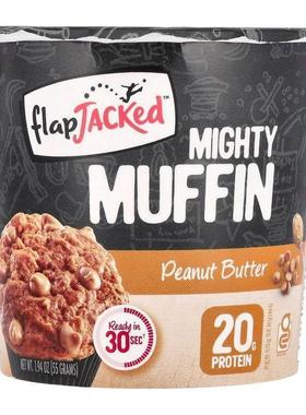 FlapJacked,松饼预制粉，含益生菌，花生酱，1.94 盎司（55克）