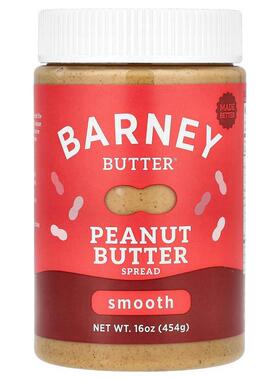 Barney Butter,花生涂抹酱顺滑，16 盎司（454 克）