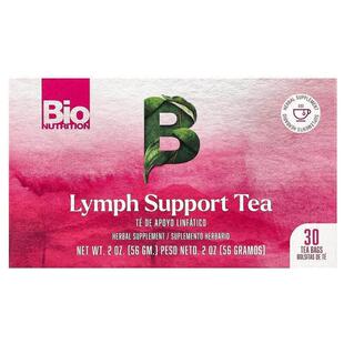 Bio Nutrition,Lymph Support Tea, Caffeine Free, 30 Tea Bags,
