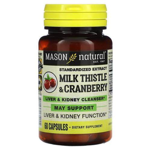 奶蓟蔓越莓胶囊MasonNatural