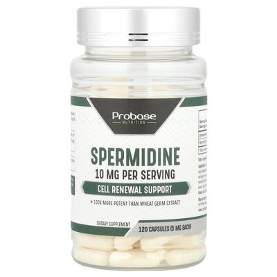Probase Nutrition,亚精胺，10 毫克，120 粒胶囊（每粒胶囊 5 毫