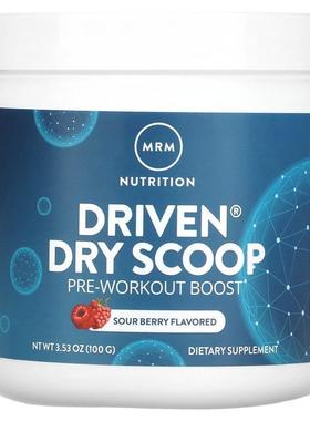 MRM Nutrition,Driven Dry Scoop，锻炼前加强，橙色炸弹，3.53 1