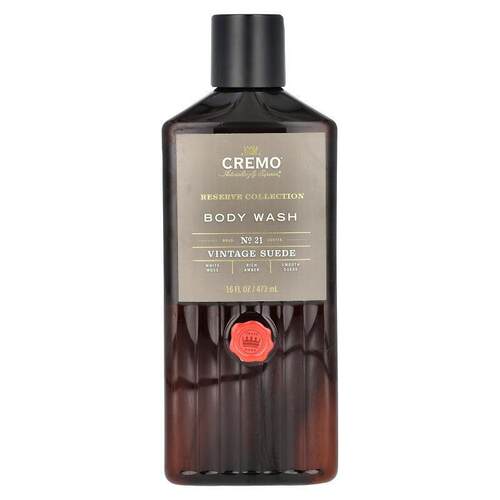 Cremo,Reserve Collection, Body Wash, Vintage Suede, 16 fl oz