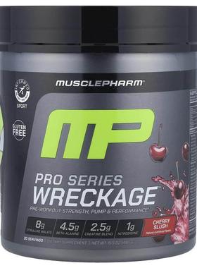 MP,Pro Series Wreckage™, Pre-Workout, Cherry Slush, 15.5 oz
