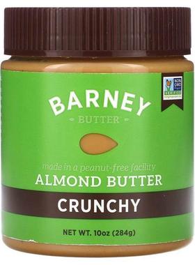 Barney Butter,Almond Butter, Crunchy, 10 oz (284 g)
