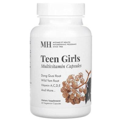 Michael's Naturopathic,青少年女生营养胶囊，60粒素食胶囊
