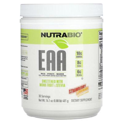 Nutrabio Labs,必需氨基酸，未加工，原味，0.70 磅（317 克）