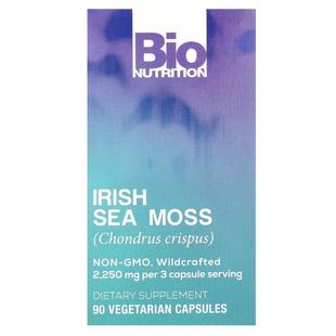 Bio Nutrition,Irish Sea Moss , 90 Vegetarian Capsules
