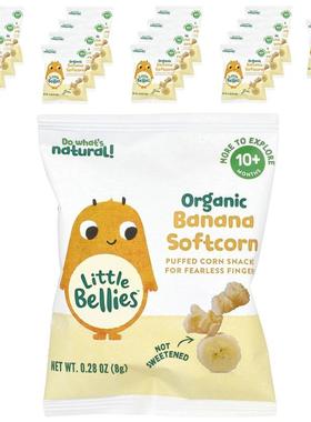 Little Bellies,有机香蕉软质玉米，10 个月以上，18 袋，每袋 0.