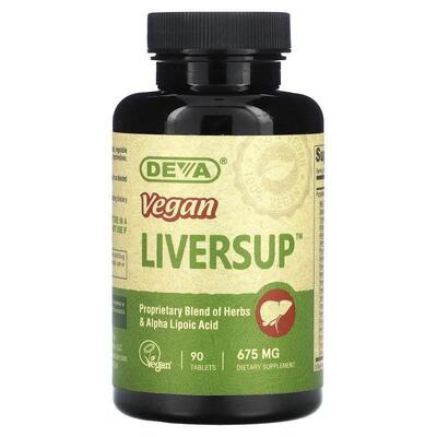 Deva,Vegan Liversup, 675 mg , 90 Tablets