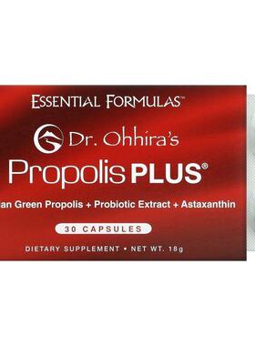 Dr. Ohhira's, Essential Formulas Inc.,Propolis Plus, 30 粒胶