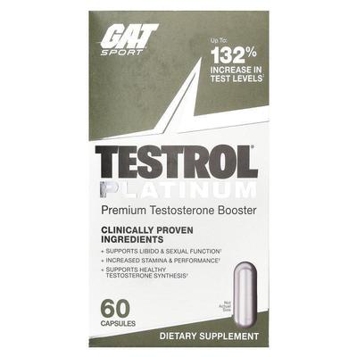 GAT,Testrol® Platinum, Premium Testosterone Booster, 60 Caps