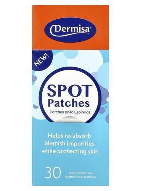 Dermisa,Spot Patches, For All Skin Types, 30 Clear Patches