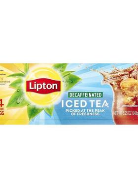 Lipton,Iced Tea, Decaffeinated, 24 Family Size Tea Bags, 5.2
