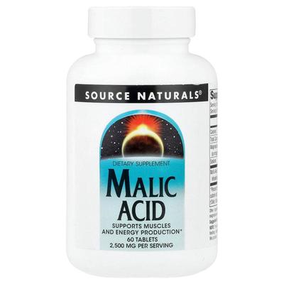 源美,Malic Acid, 60 Tablets
