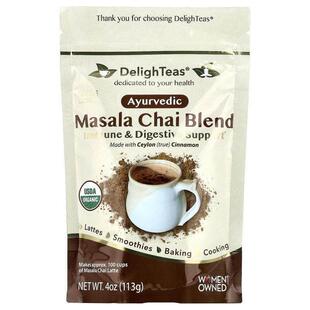 DelighTeas,阿育吠陀马沙拉印度茶混合物，4 盎司（113 克）