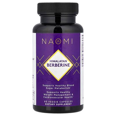 NAOMI,Himalayan Berberine, 60 Veggie Capsules (500 mg per Ca