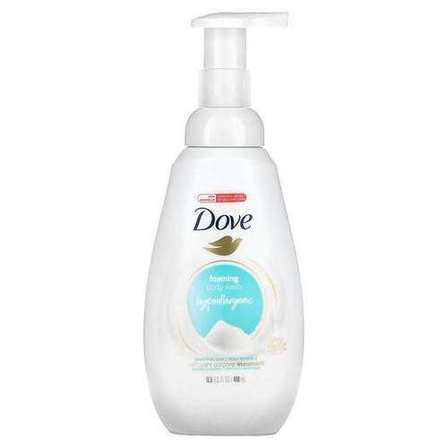 多芬,Foaming Body Wash, Sensitive Skin, 13.5 fl oz (400 ml)