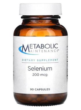 Metabolic Maintenance,硒，200微克，90粒