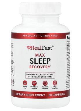 Healfast,Max Sleep Recovery, 60 Capsules