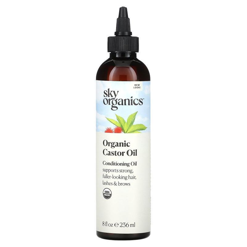 Sky Organics,Organic Castor Oil, 8 fl oz (236 ml)