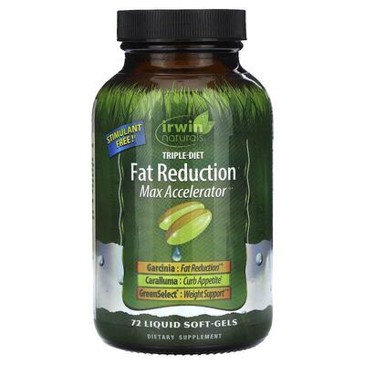 爱乐能,Triple-Diet Fat Reduction+ Max Accelerator，72 粒液体