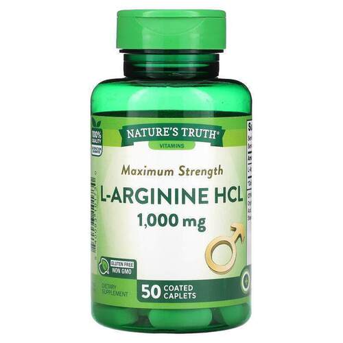 Nature'sTruth维他命L-精氨酸盐血管系统健康天然氨基酸消化