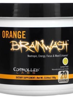 控制实验室,Orange Brainwash酸苹果冲剂，5.64 盎司（160 克）