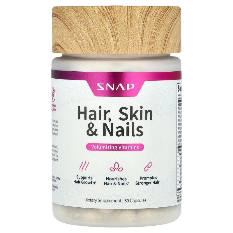 Snap Supplements,Hair, Skin &amp;amp;amp; Nails , 60 Cap