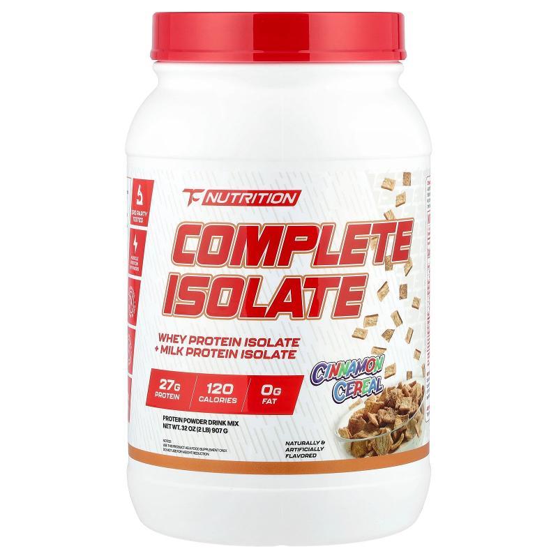 TC Nutrition,Complete Isolate, Cinnamon Cereal, 2 lb (907 g)