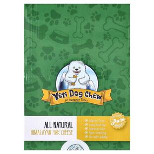Yeti Dog Chew,Himalayan Yak Cheese, For Dogs, Strawberry, 3