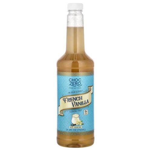 ChocZero,Premium Syrup, French Vanilla, Sugar Free, 25.4 fl