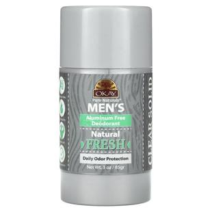 无铝香体剂 Okay 男士 Naturals 清新型 Pure