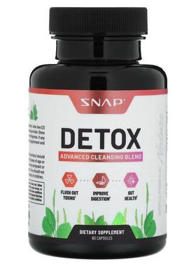 Snap Supplements高级清洁混合，60粒胶囊