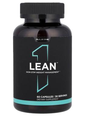 Rule One Proteins,Lean™, Non-Stim Weight Management, 60 Caps