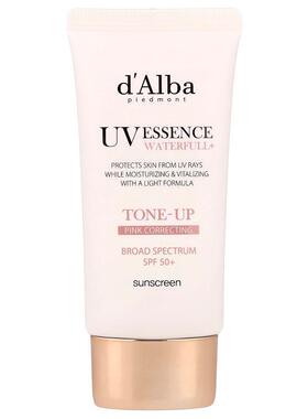 d'Alba,UV Essence Waterfull+ 抗晒霜，肤色修正，SPF 50+，1.69