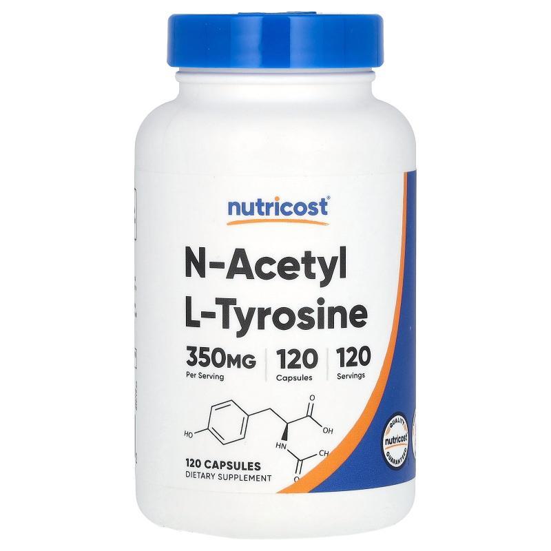 Nutricost,N- Acetyl, N-Tyrosine, 350 mg, 120 Capsules