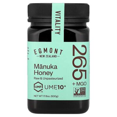 Egmont Honey,麦卢卡蜂蜜，UMF™10+，MGO 265+，17.6 盎司（500