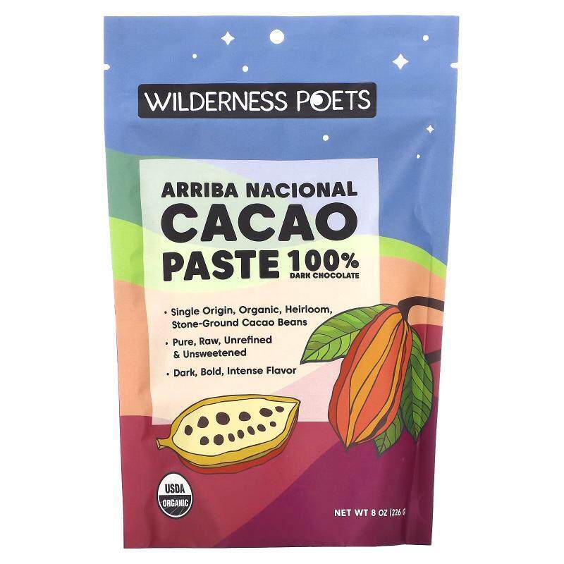 Wilderness Poets LLC,有机 Arriba Nacional 可可酱，黑巧克力，