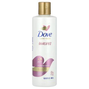 多芬,Love Your Waves, Hydrated Waves, Sulfate-Free Shampoo,